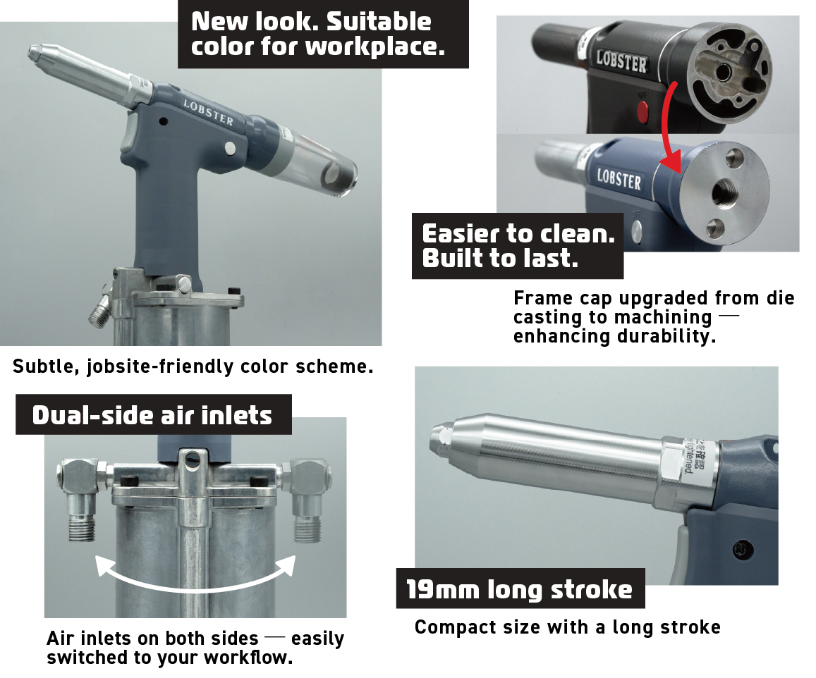 Air riveter R1A1PL | 商品情報 | 株式会社ロブテックス